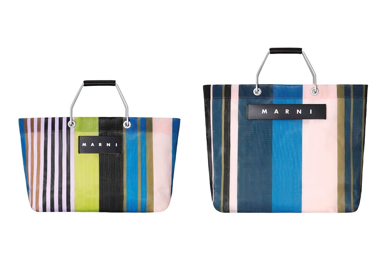 MARNI ストライプ トートバッグ | labiela.com