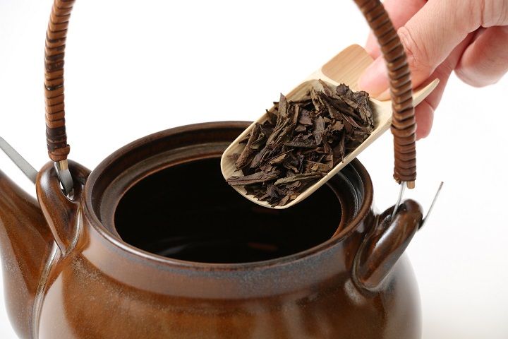 「はかれる茶さじ」ほうじ茶用 ¥1,800 素材:真竹(晒)サイズ:【縦9×横4.5×高さ2cm】
