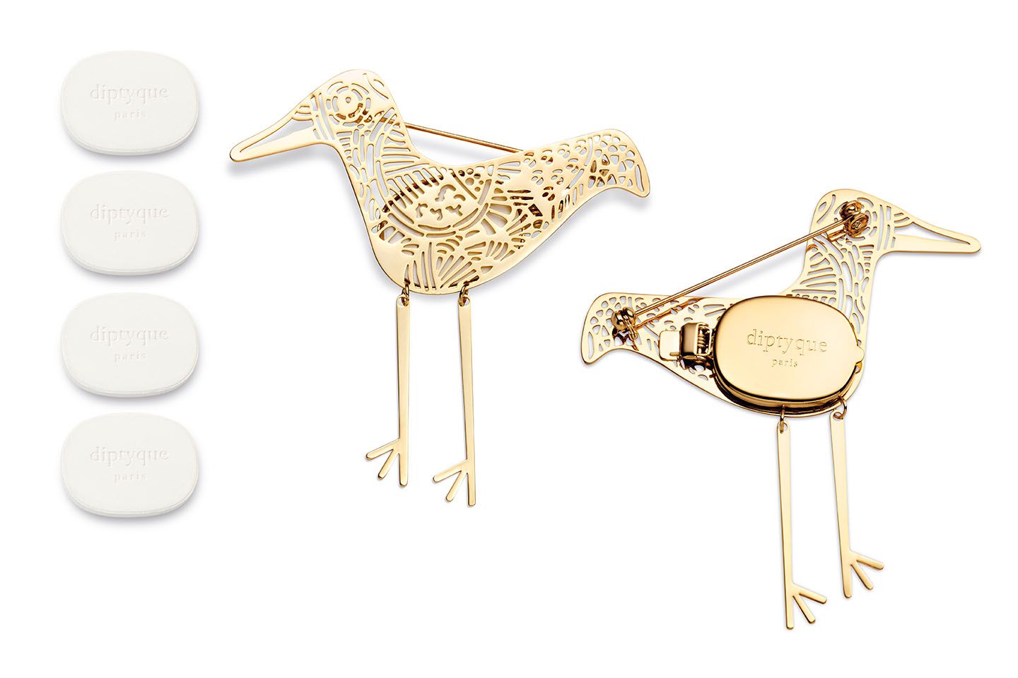 「フレグランス ブローチ」¥15,200【香り:オー ローズ(Eau Rose)・ド ソン(Do Son)・フルール ドゥ ポー(Fleur de Peau)】