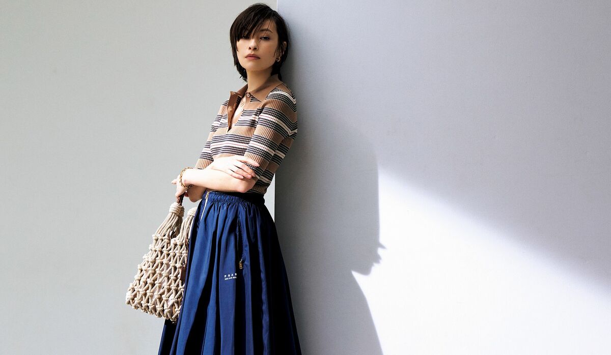 プラダレディースニットポロ 今の気分にフィットする「プラダ」のポロニット｜軽やかな遊び心が光る