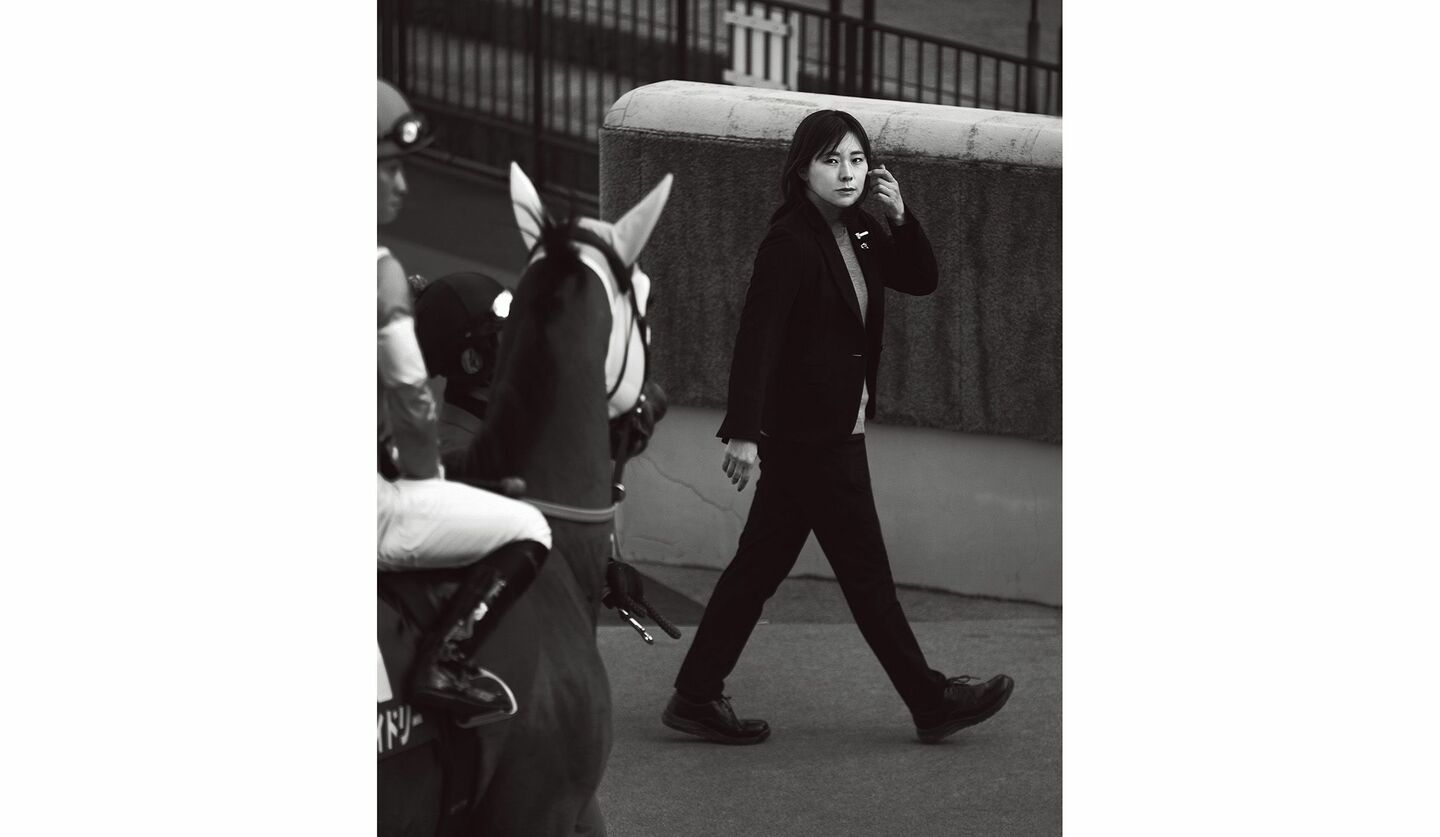 JRA史上初となる女性の調教師としてご活躍の前川恭子さんの画像