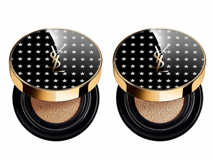 イヴ・サンローラン アンクル ド ポー ルクッション コレクター 全2色（左からNo.20、ダズリングシマー） ￥7,500（2019年10月25日数量限定発売）