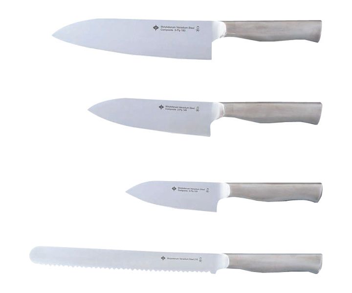 「柳宗理 ステンレス包丁4本セット KNIVES SET」(柳宗理)