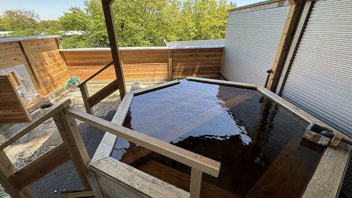 「五ツ星源泉の宿 大鷹の湯」の露天風呂