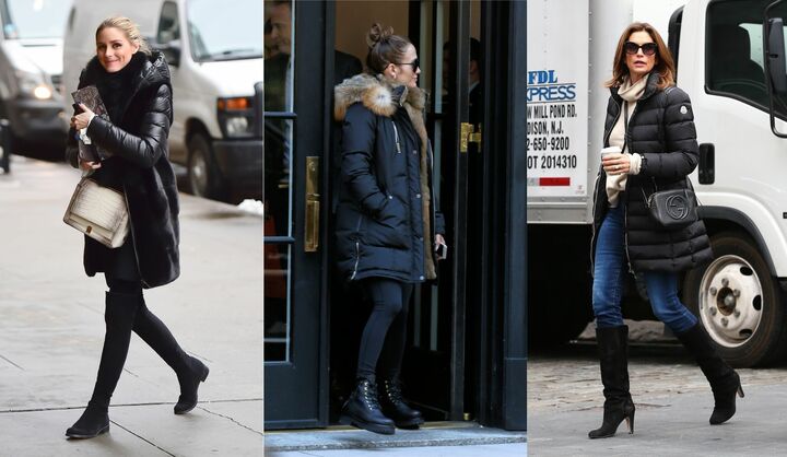 辛口な女性らしさがかっこいい冬の黒スタイル【ダウン編】！