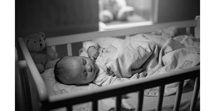 ぐっすり眠ってくれたらいいな…。ずっとそばにいなくても様子がわかるのは助かります。※画像はイメージです