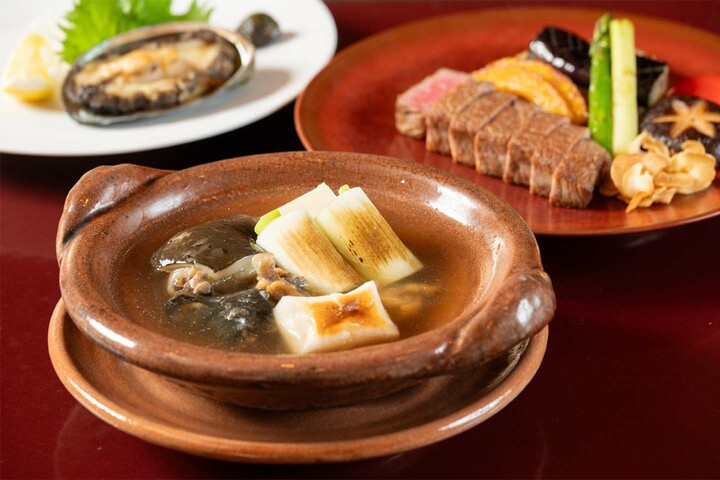 リーガロイヤルホテル東京の「鉄板焼 みや美」で提供される料理