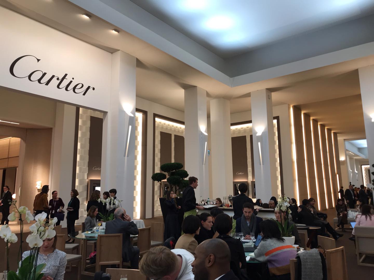 SIHH2019、カルティエのブース