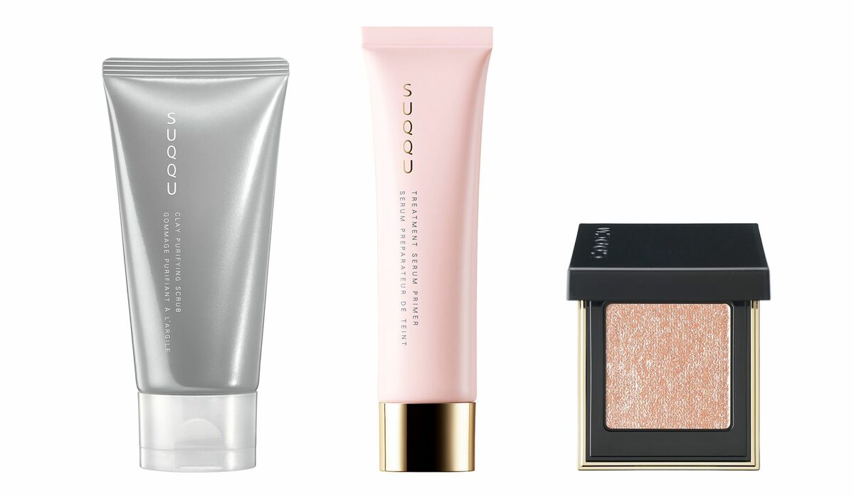 SUQQU クレイピューリファイングスクラブ (洗顔料) 2本セット グレー