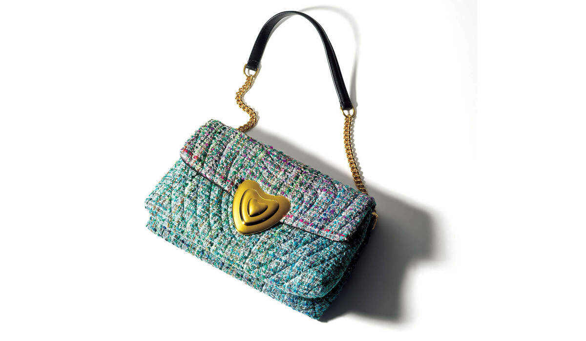 ESCADA エスカーダハートバッグ☆2way チェーン ショルダーバッグ