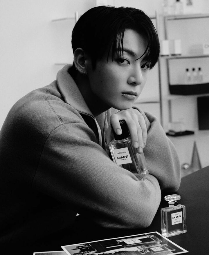 「シャネル」フレグランス＆ビューティ グローバル アンバサダーを務める、BTSのジョングク（JUNG KOOK）さんとフレグランス『1957』