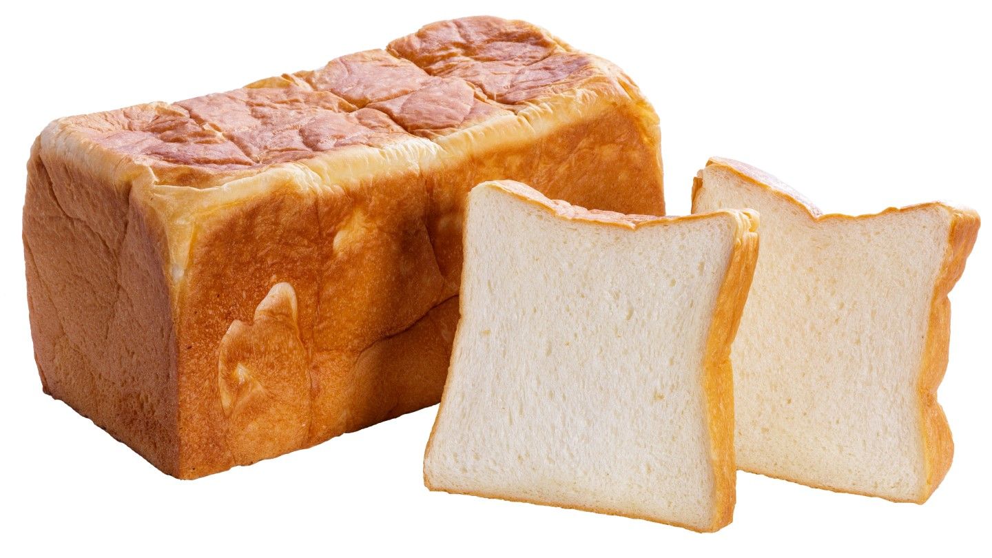 プレーンタイプの食パン「ねぇ一緒に食べよっか」の写真