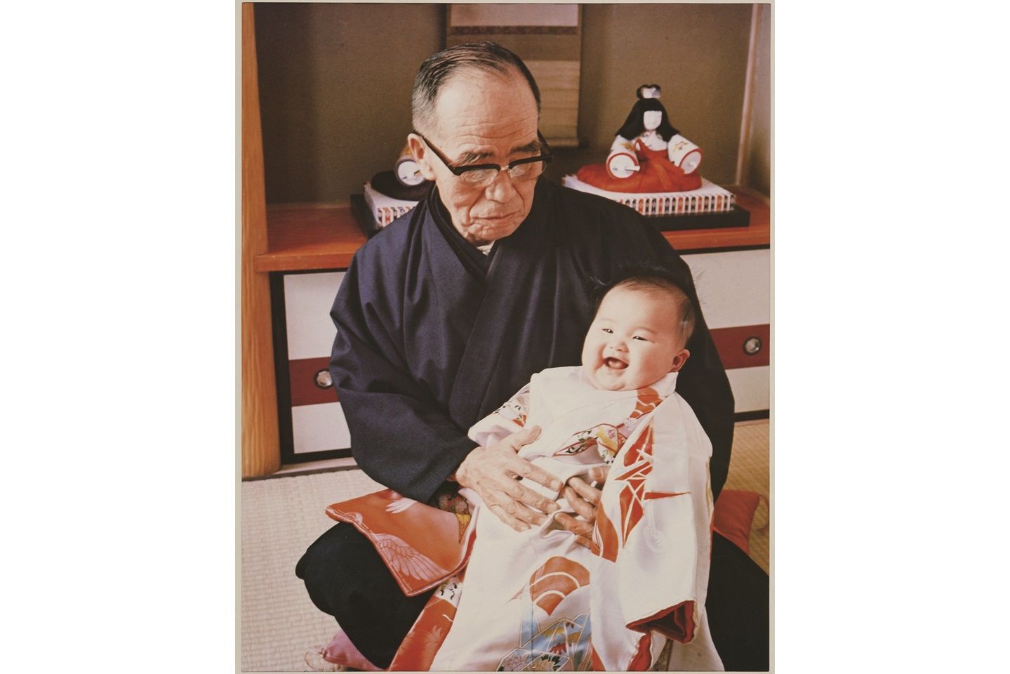 故・原米洲さんと幼少の原裕子さん