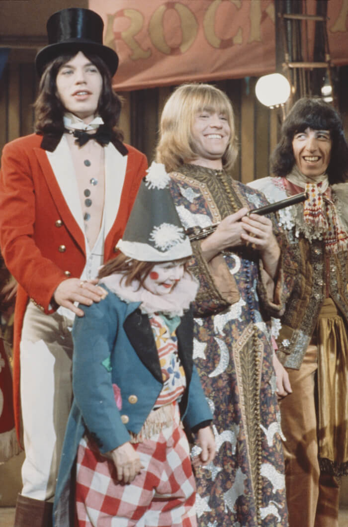 左から、ミック・ジャガー、ブライアン・ジョーンズ、ビル・ワイマン。