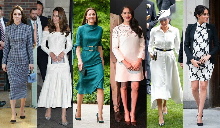  Foto zu キャサリン皇太子妃VSメーガン妃！「ワンピース」のおしゃれ対決12選！ 