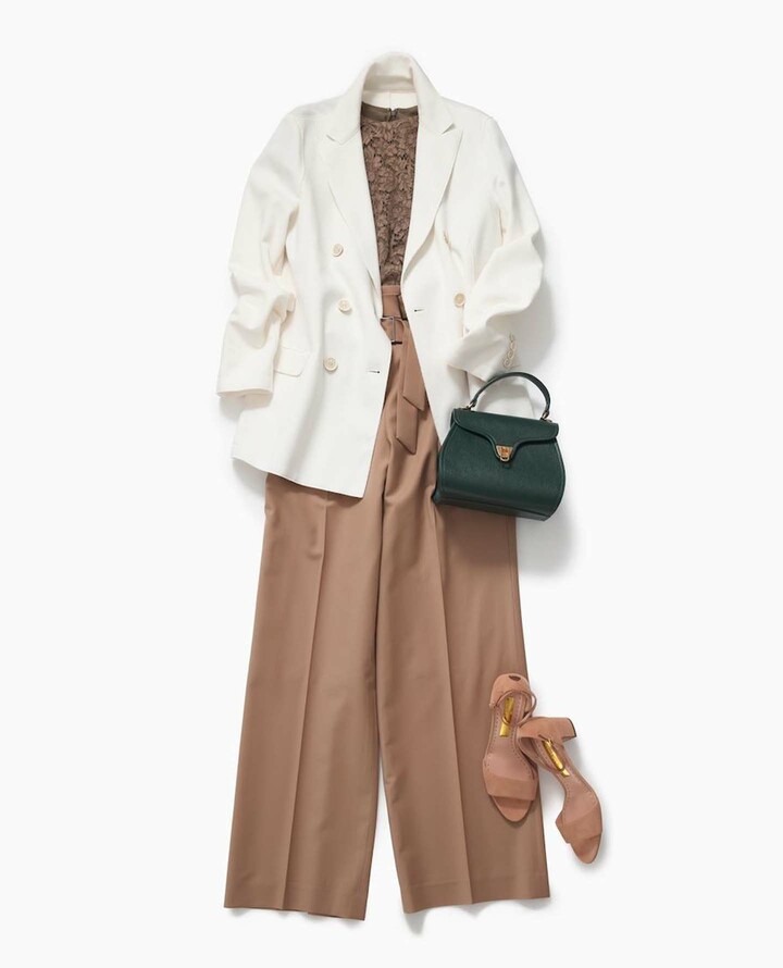 スタイリストの望月律子さんによるジャケットコーディーネート