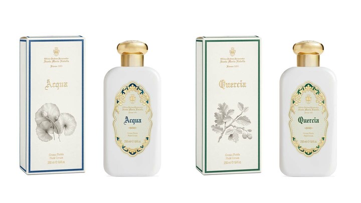「ジャルディーニ メディチェイ」のボディミルク アクアとボディミルク クエルチア