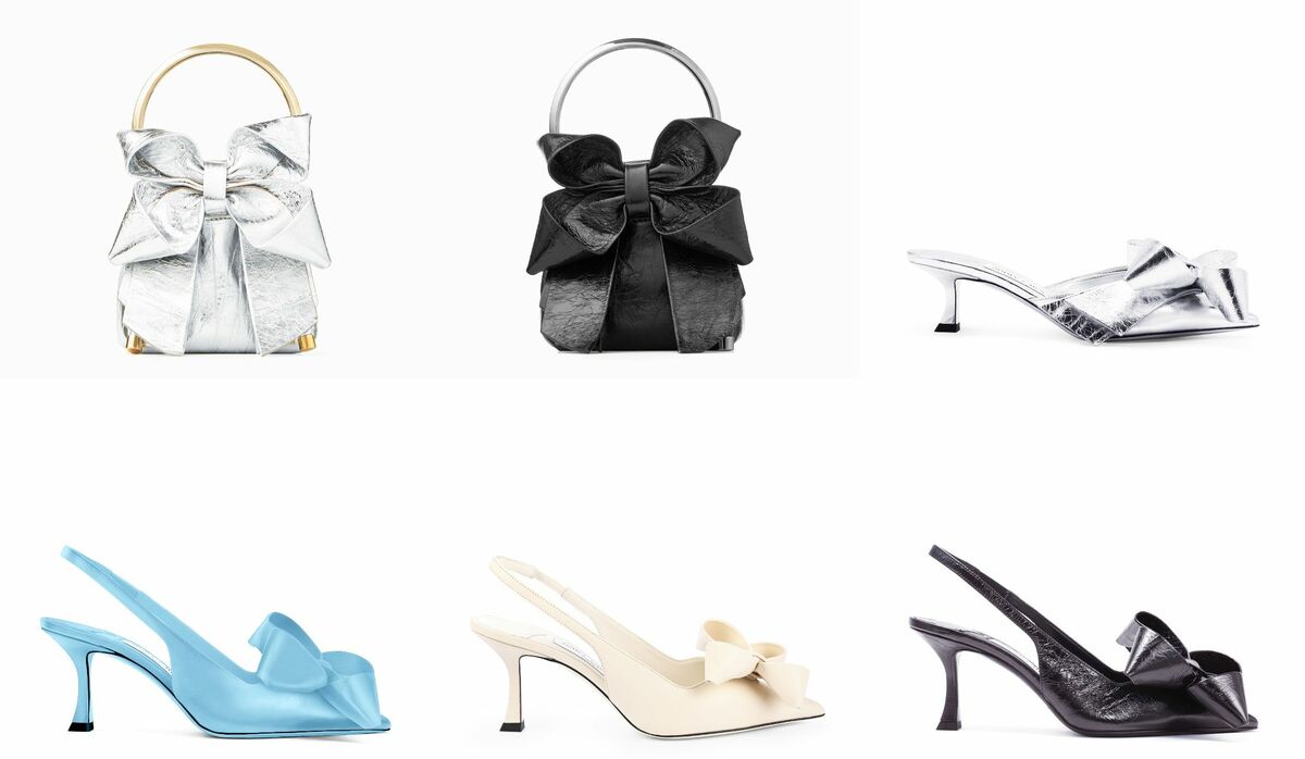 ✨極美品✨　ジミーチュウ　ロゴ　リボン　パンプス　24 JCロゴ付き Black スエード・ポインテッドトゥ パンプス |LOVE