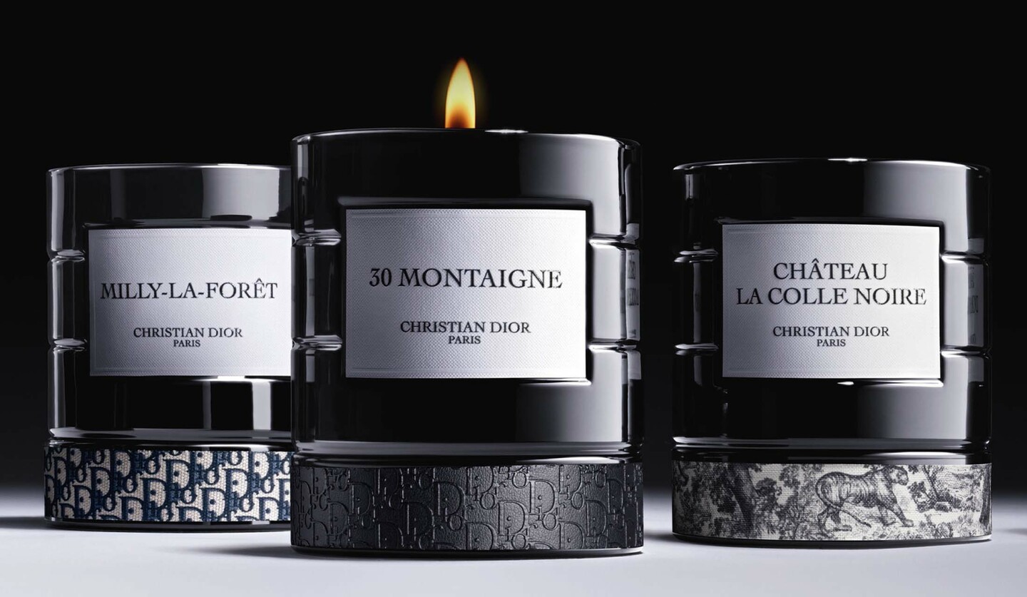 ディオールから発売される「ラ コレクシオン プリヴェ キャンドル」