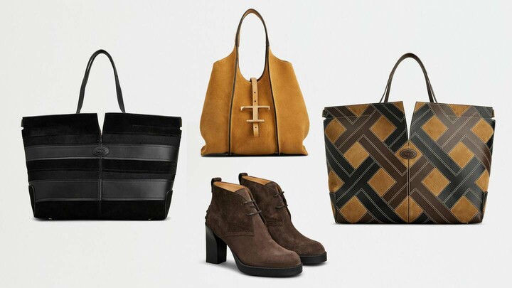 トッズのバッグ3種とシューズ