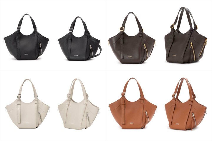 ロエベの2026 年春夏プレコレクションから登場した新作バッグ「ハンモック フリップ」