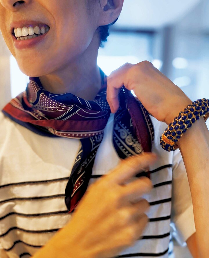 旅先での鈴木保奈美さん