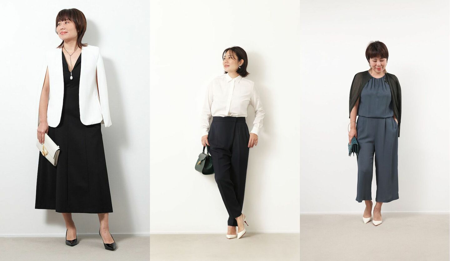 人気スタイリスト望月律子さんの紹介する、ドレスアップに効果的な「白」使いアイデア