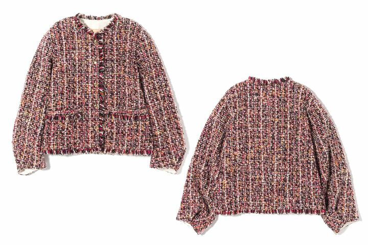 「ドゥロワー」のツイードジャケット