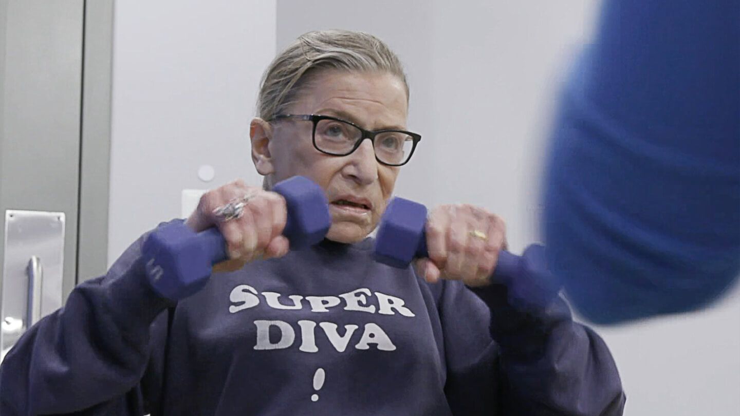 ワークアウトに励む「RBG」