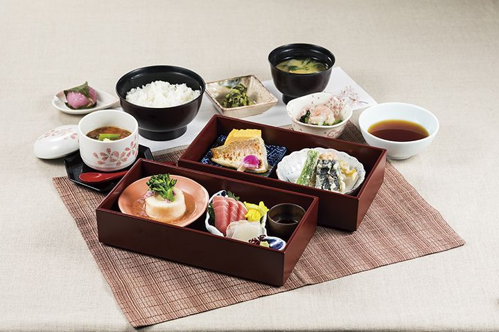 季節の一品とデザートが楽しめる、女性におすすめの「姫弁当」