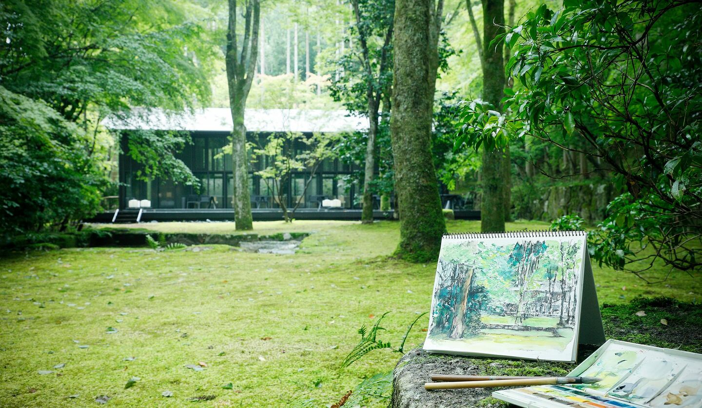 アマン京都「Colour your Journey -日本画家と描く、美しい旅のひととき」イメージ
