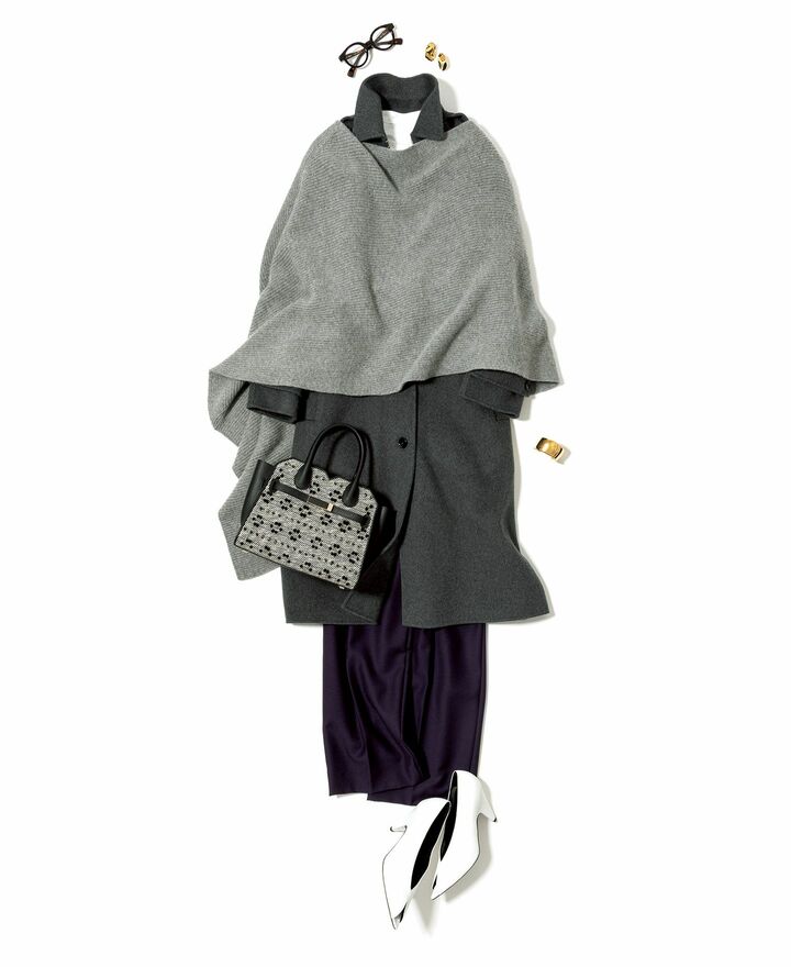 望月律子さんスタイリングによる冬コーデ