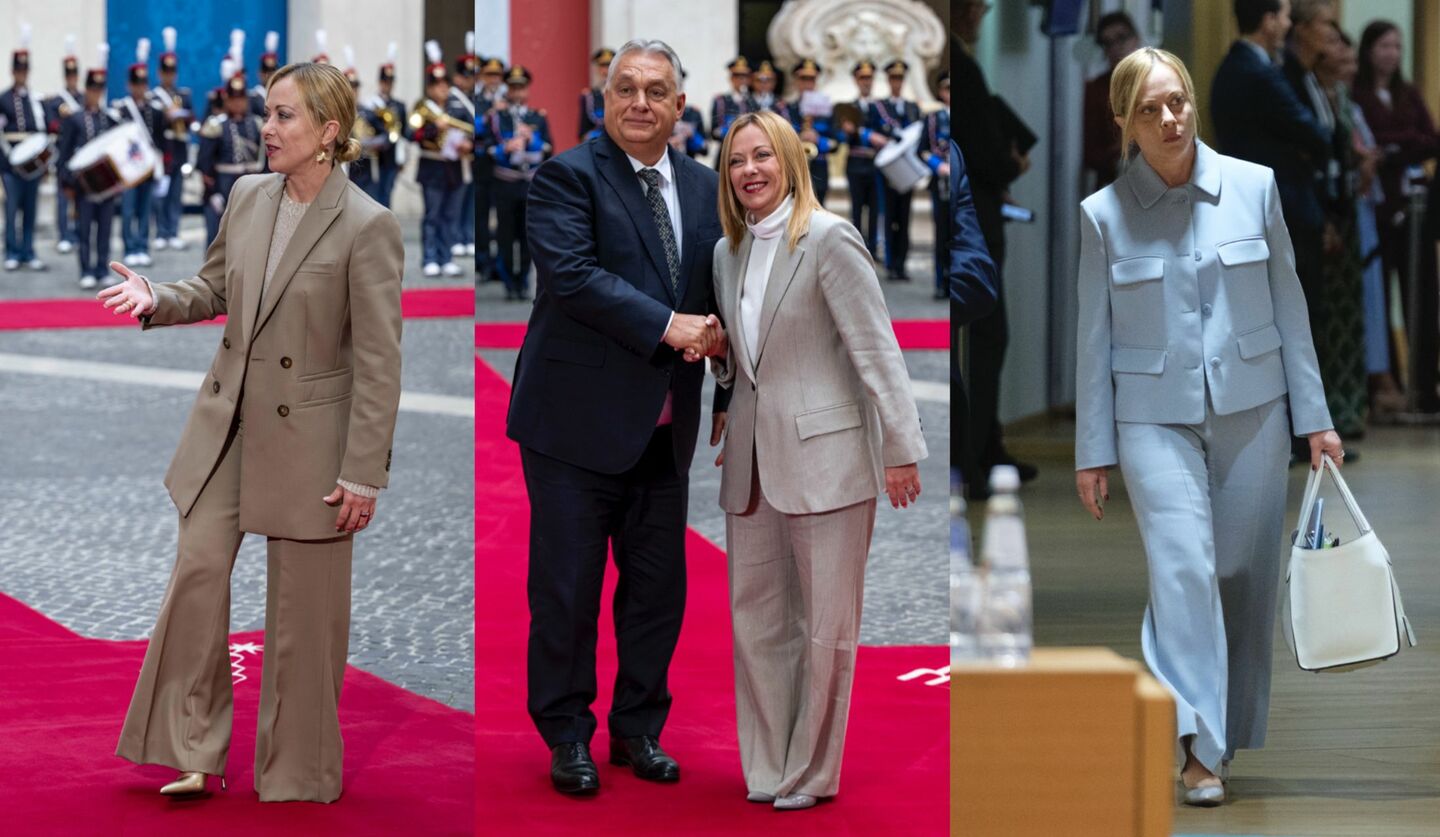 イタリア・メローニ首相の迫力と自信のパワースーツコーデ3選