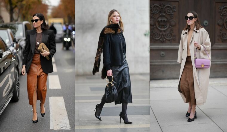 大人フェミニンを叶えるミディスカートの装い3選