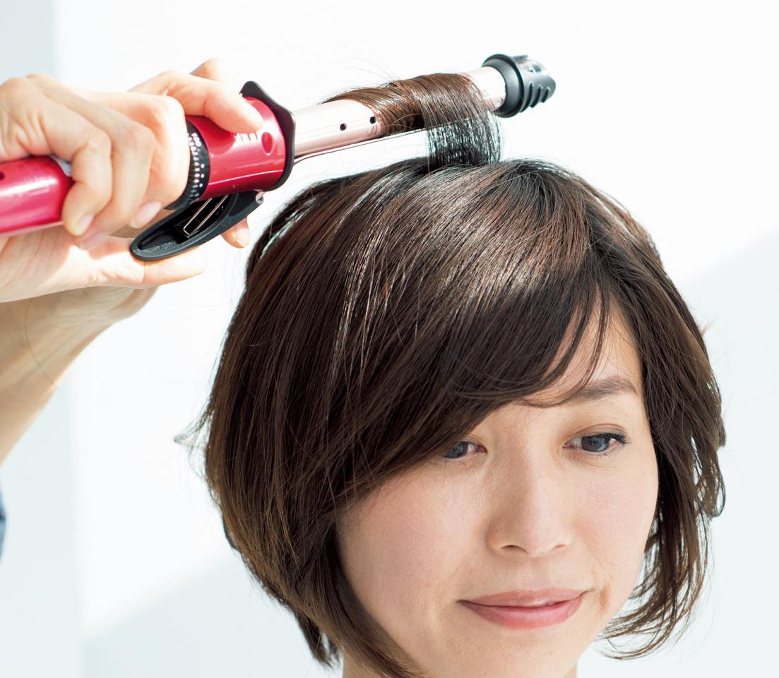40代 髪型_11,40代 ショートヘア_11,ヘアアレンジ_12