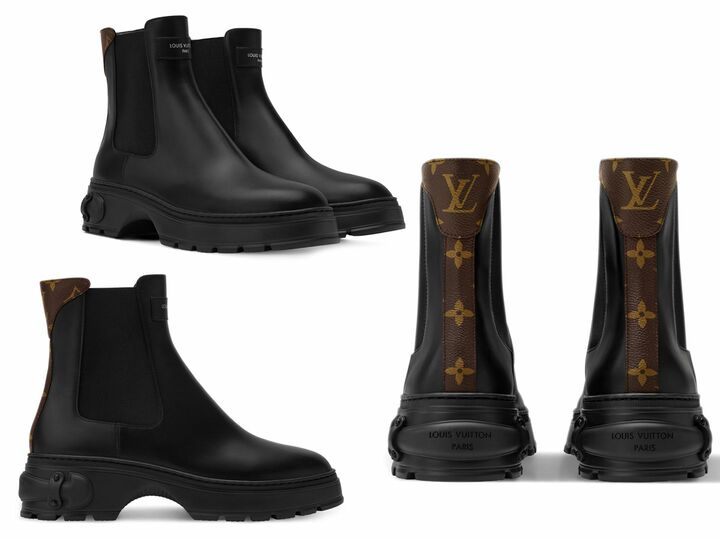 「ルイ・ヴィトン」のブーツ『LV スクワッド』