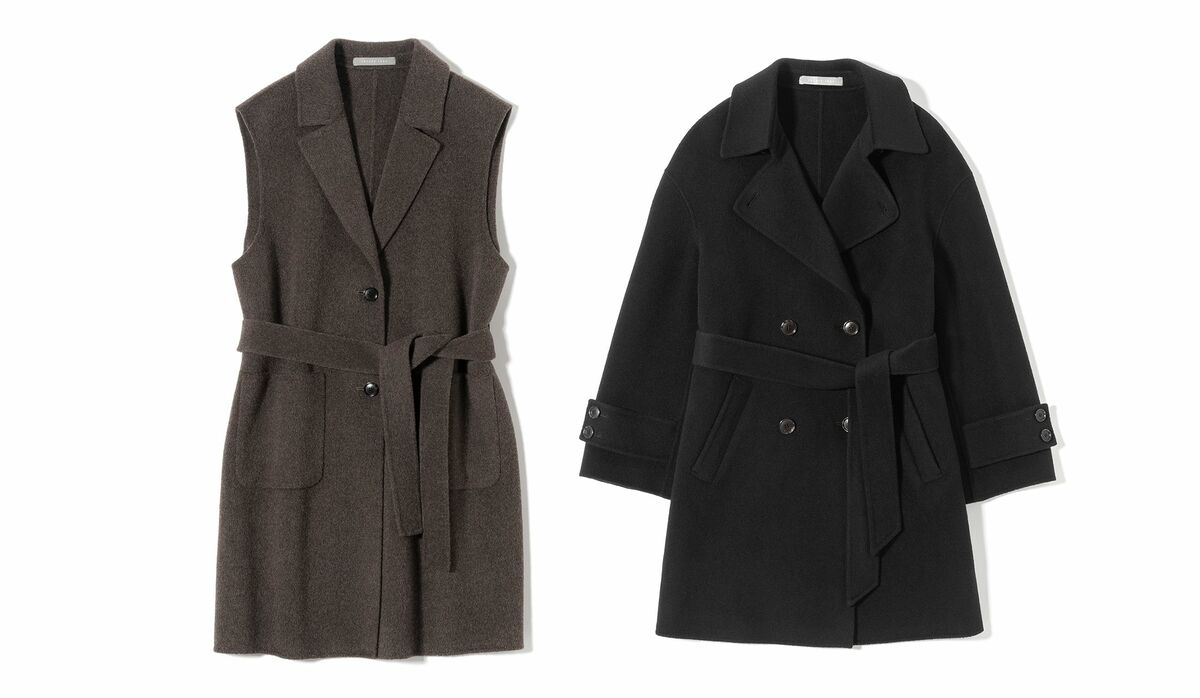 セオリーリュクス　ケープコート　カシミヤ混　Mサイズ セオリーリュクス ケープコート カシミヤ混 Mサイズ THE COAT | Theory