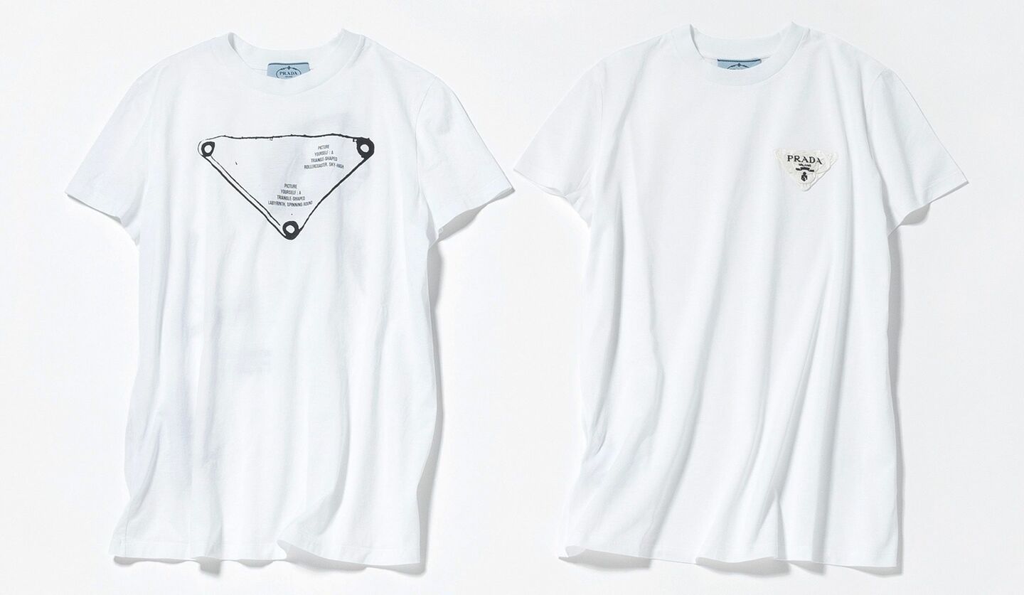 PRADA プラダ トライアングルロゴ ポケット Tシャツ