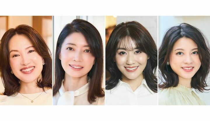 上品なミディアムヘア