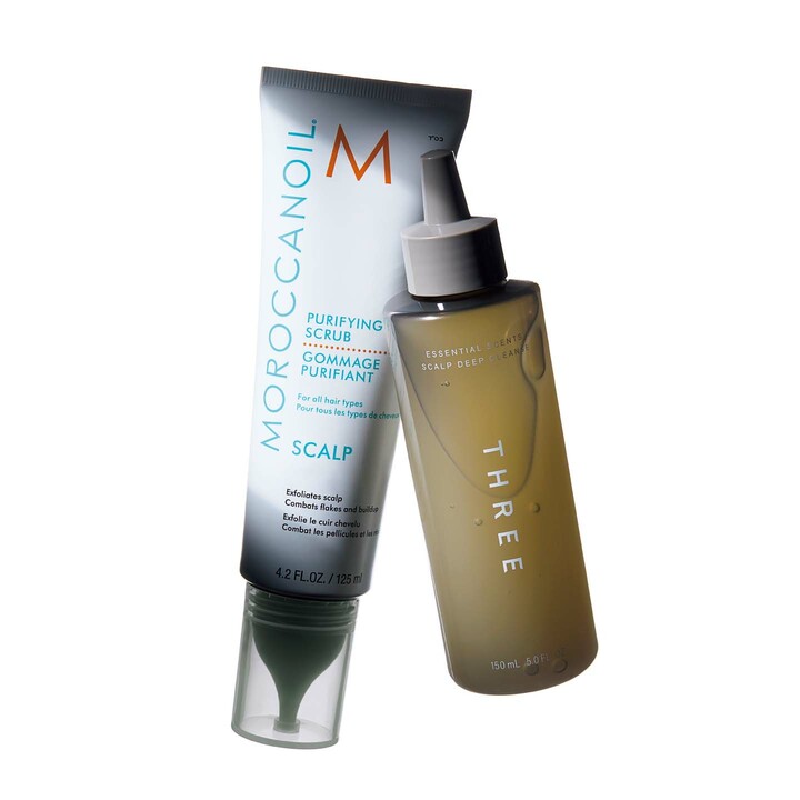 モロッカンオイルとTHREEのヘアケアアイテム