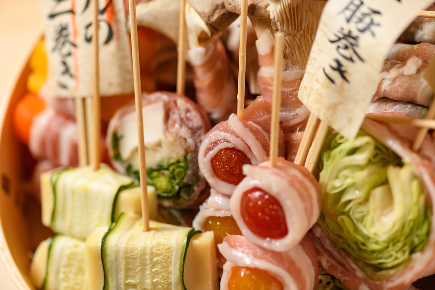 ぬる燗 佐藤の「ベジ串メニュー」¥259〜
