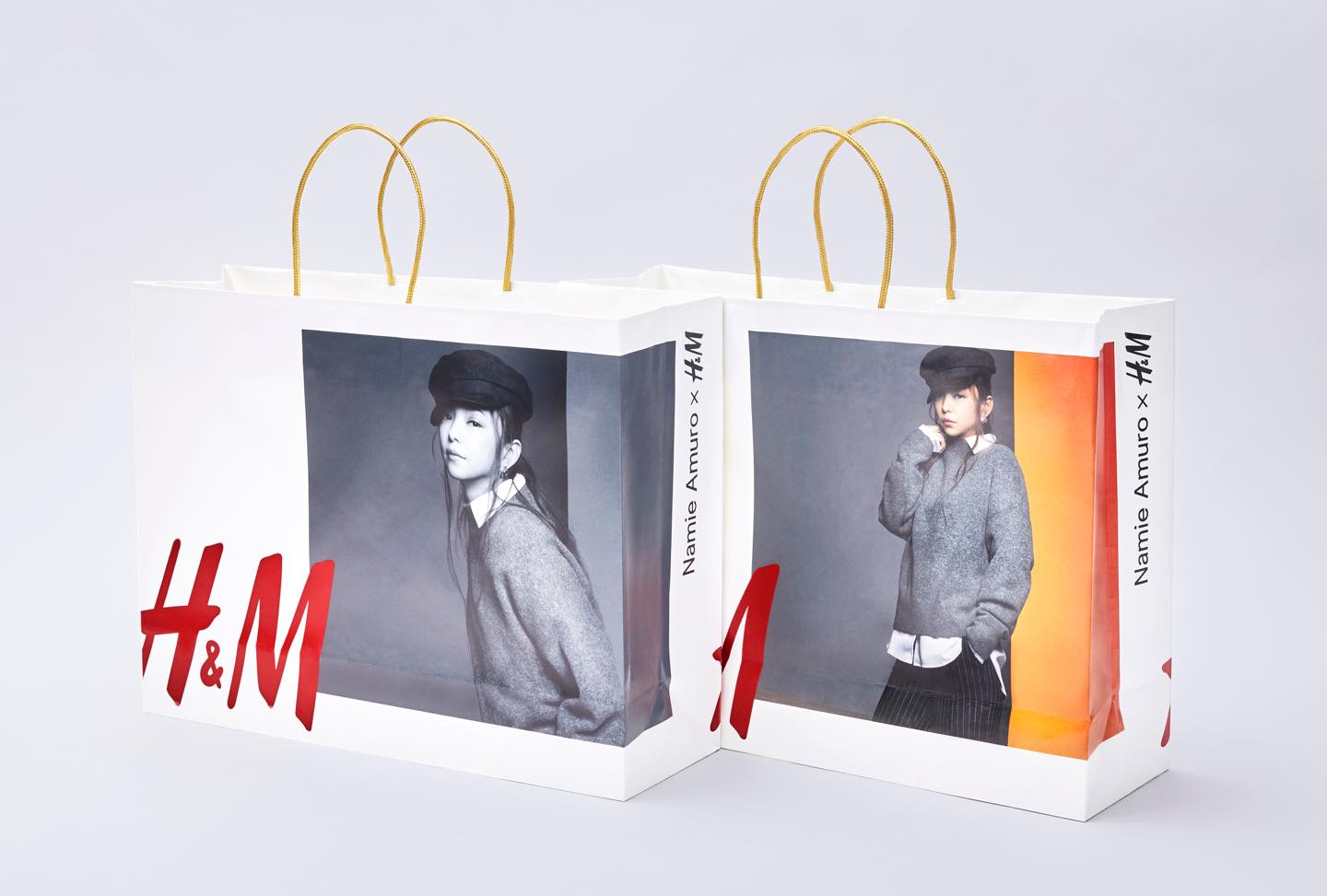 「Namie Amuro x H&M」秋の新コレクション版ショッピングバッグ。数量限定、なくなり次第終了