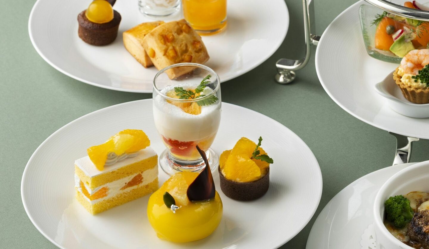 東京ステーションホテルの「柑橘アフタヌーンティー」の画像