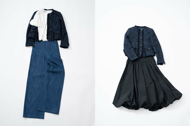 「アクリスプント」のジャケットスタイル2種