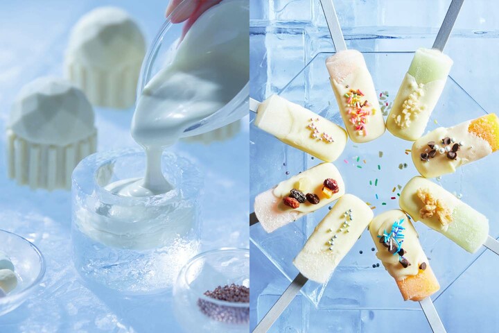 リゾナーレトマムの氷のスイーツショップメニュー