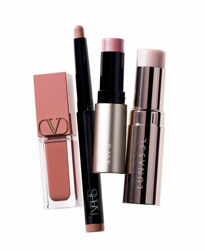 アイシャドウ_1,リップ_1,ハイライト_3,チーク_1