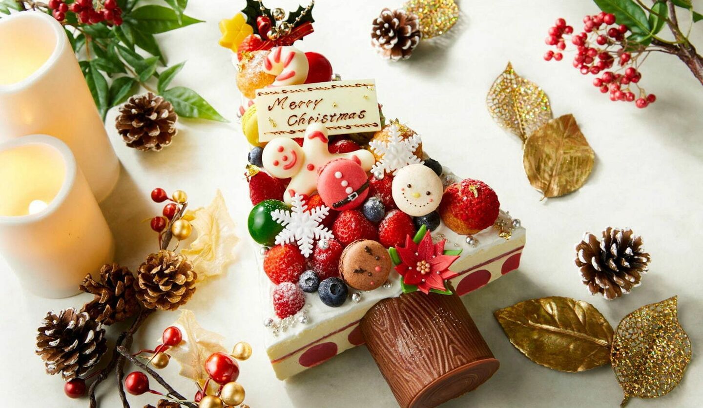 「ハイアット リージェンシー 東京」の「DIYクリスマスツリーケーキ」