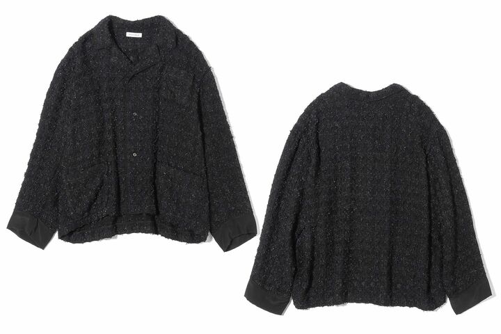 「マディソンブルー」のツイードジャケット