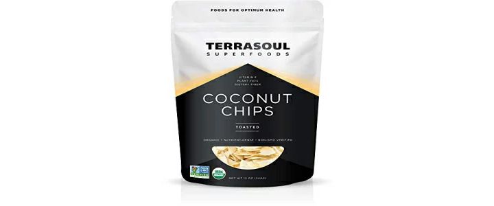 「オーガニックトーストココナッツチップ」(Terrasoul Superfoods)