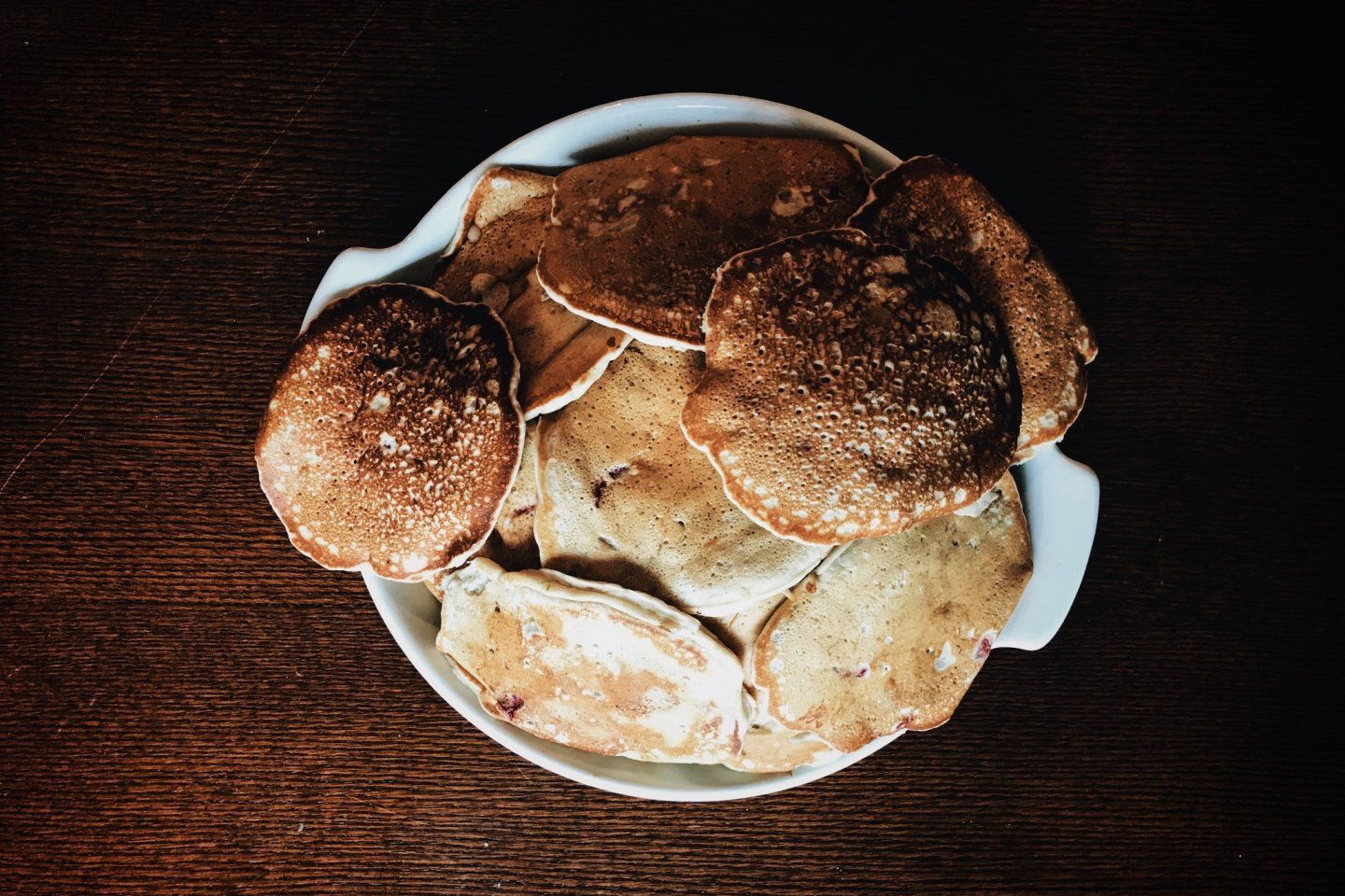 そのままの状態のパンケーキ